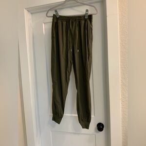 Old Navy Sleek Tech Olive Green Jogger Pants